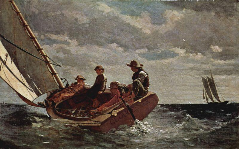 Winslow Homer Breezing Up